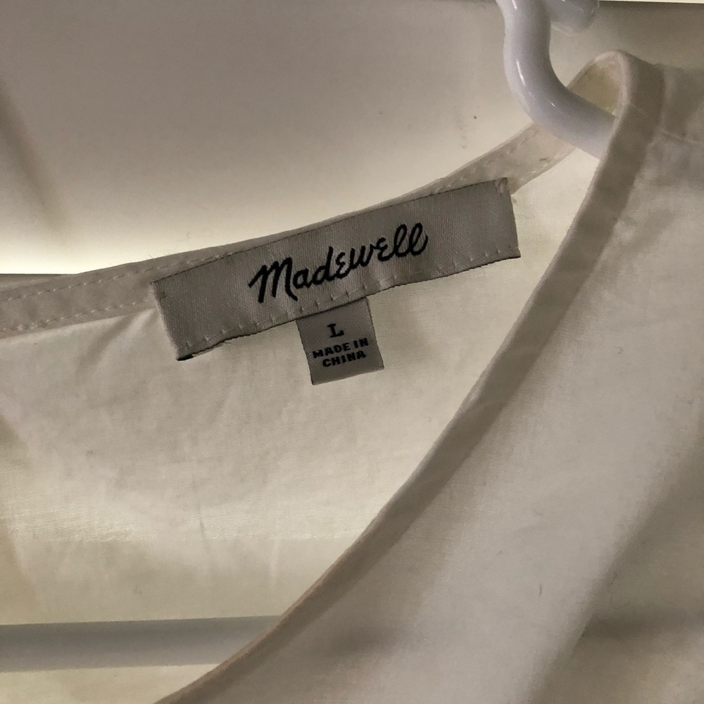 Madewell never worn tiered long sleeve blouse